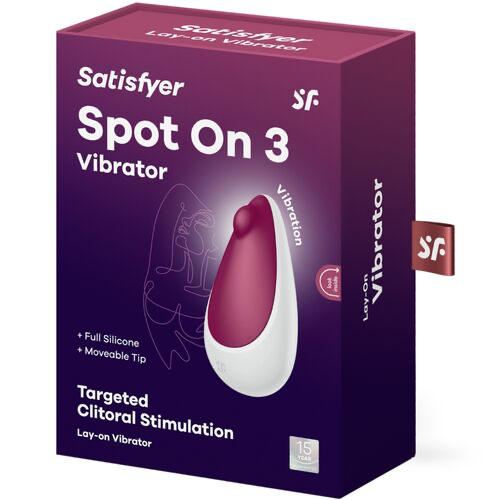 SATISFYER - SPOT ON 3 ESTIMULADOR DE CLÍTORIS BERRY