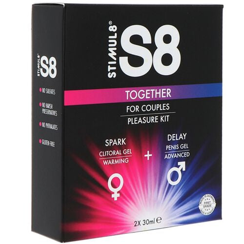 STIMUL8 - S8 KIT PARA PAREJAS 2 X 30 ML