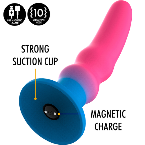 MITOLOGIA - KUNO UTOPIA DILDO M - VIBRATORE COMPATIBILE CON LA TECNOLOGIA WIRELESS WATCHME