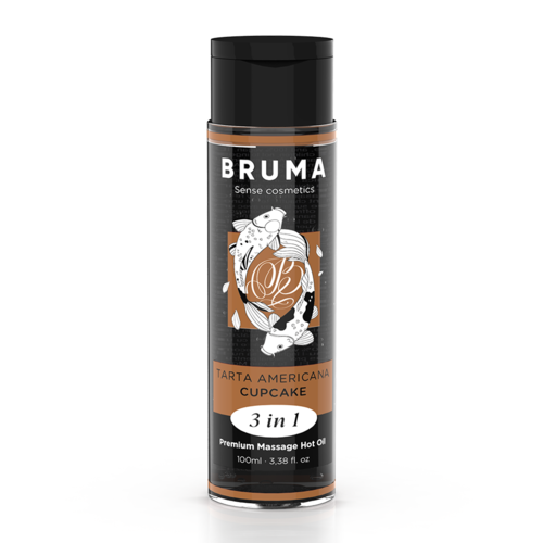 BRUMA - CUPCAKE ALL'OLIO CALDO PER MASSAGGIO PREMIUM 3 IN 1 - 100 ML