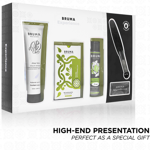 BRUMA XPERIENCE - SWEET WATERMELON TEMPTATION KIT WITH ORGASM ENHANCER