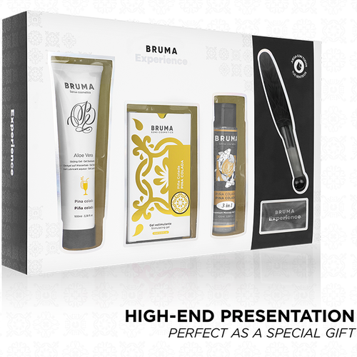 BRUMA XPERIENCE - SWEET PINA COLADA TEMPTATION PACK WITH ORGASM ENHANCER