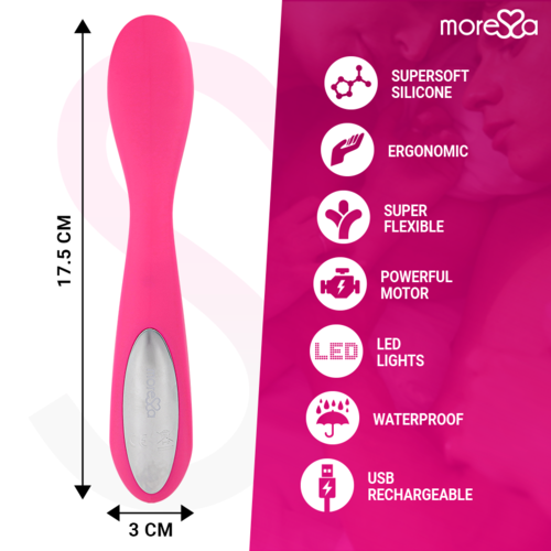 MORESSA - DRUSO PREMIUM SILICONE RECHARGEABLE