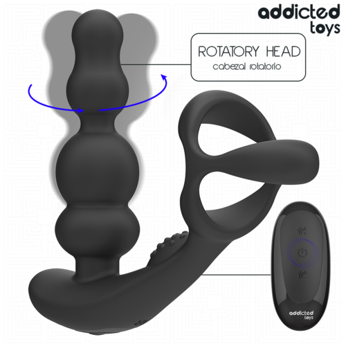 ADDICTED TOYS - ROTATING PROSTATE MASSAGER REMOTE CONTROL